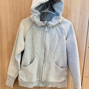 Gray Striped Women’s Jacket